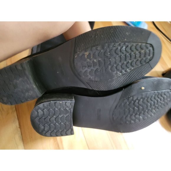 Valdini Black Suede Knee-High Boots – Size 8 | Riding Style - Picture 3 of 4